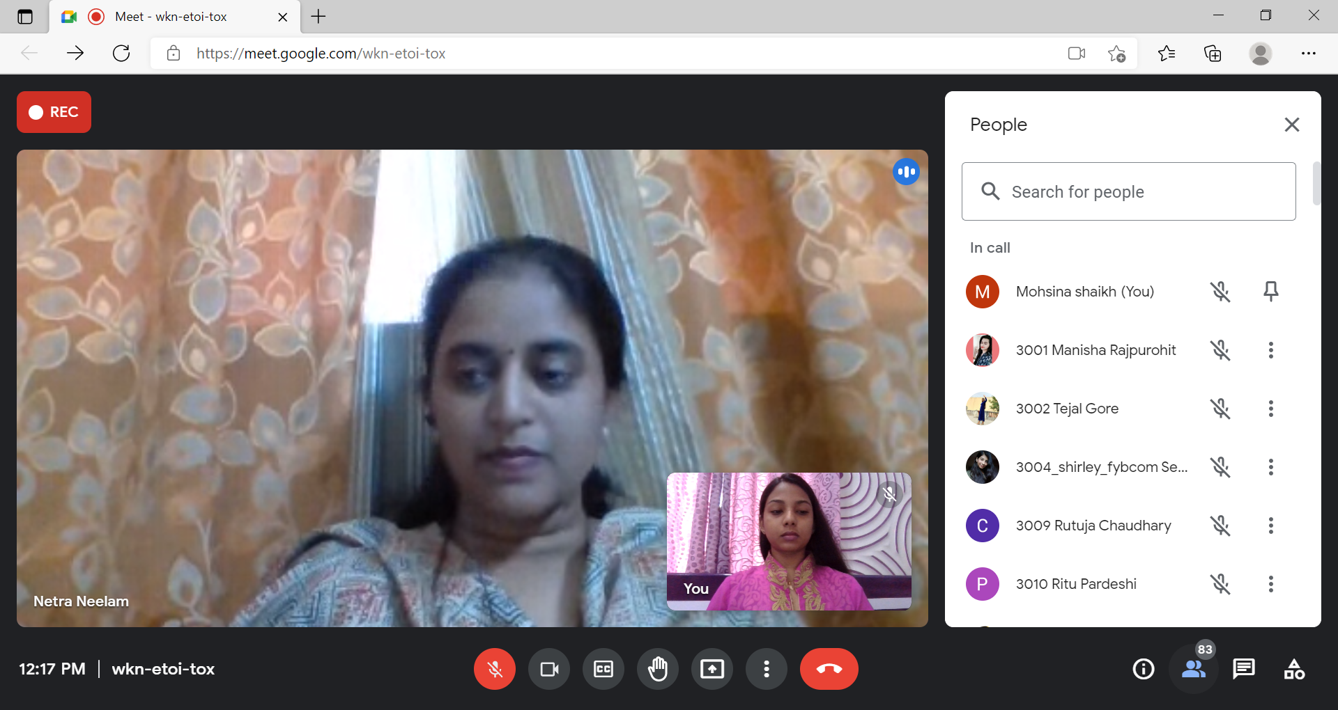 Dr.Netra introducing the concept of Research